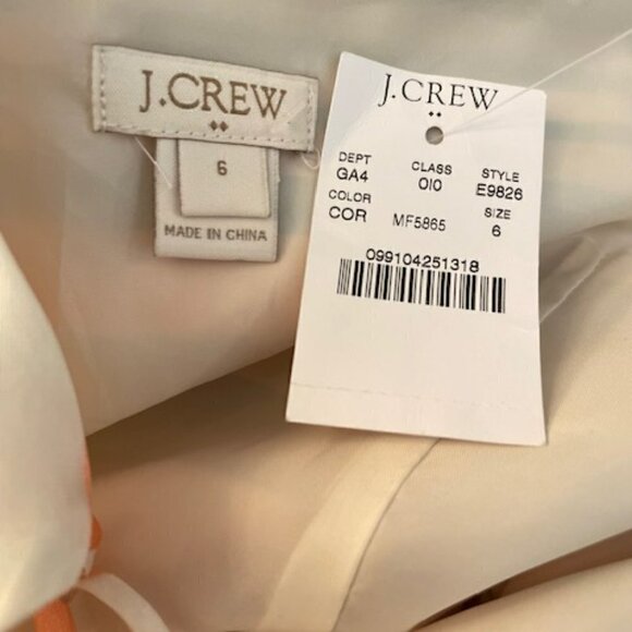 J. Crew Factory Striped Taffeta Party Mini Dress Size 6 NWT - Picture 5 of 6